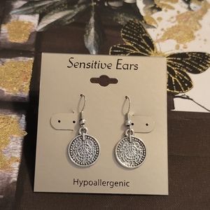 Hypoallergenic Silver Boho Earrings